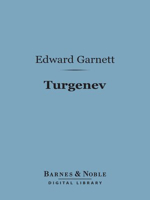 cover image of Turgenev (Barnes & Noble Digital Library)